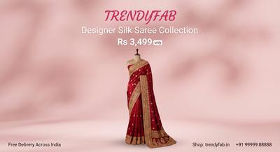 Designer Saree by TrendyFab