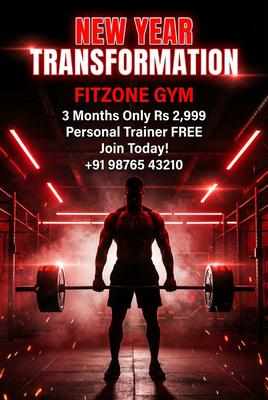 New Year Offer by FitZone Gym